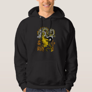 Veste À Capuche Jiu Jitsu Tiger Dragon Soumission Yin Yang Bjj Mix