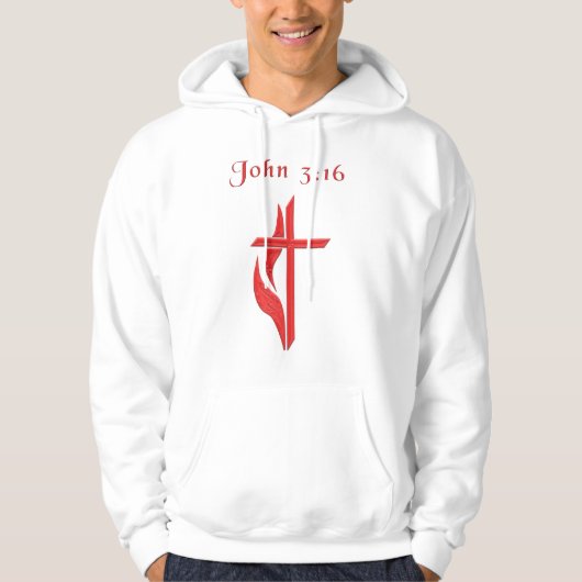 Veste À Capuche John 3:16 (Devant)