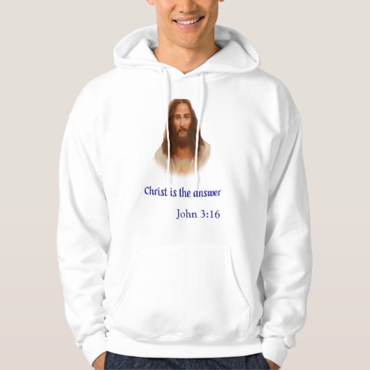 Veste À Capuche John 3:16 (Devant)