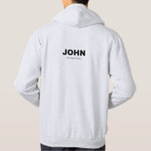 Veste À Capuche JOHN Édition Limitée (Dos)