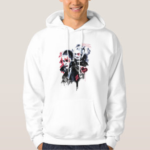 Veste À Capuche Joker du peloton   de suicide et graffiti peint