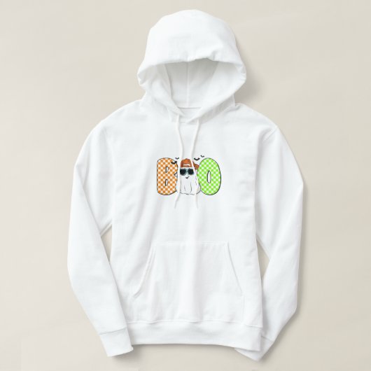 Veste À Capuche joli boo halloween (Design devant)