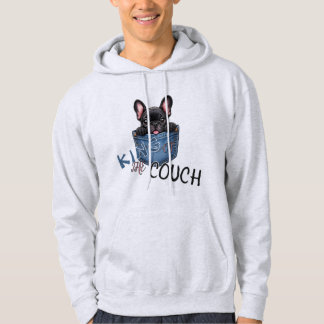 Veste À Capuche Joli Bouledogue Français Amoureux de Chien Drôle
