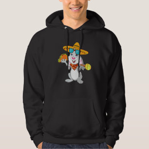 Veste À Capuche Joli Bunny Pâques Mexicain Taco Cinco Demayo Happy