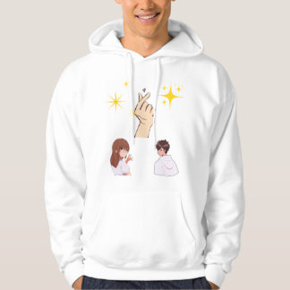 Veste À Capuche Joli Couple de Manga