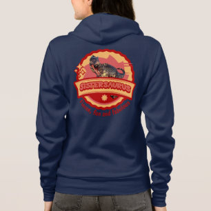 Veste À Capuche Joli design amusant de sœur dinosaure pour les pet