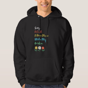 Veste À Capuche Joli Gardener J'Ai Des Plans Avec Mon Jardin