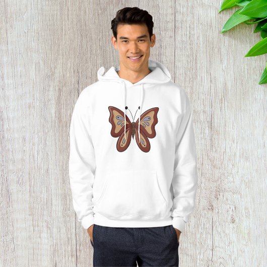 Veste À Capuche Joli Papillon Marron