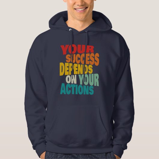 Veste À Capuche Joli Texte Citations Motivationnelles T-Shirt (Devant)