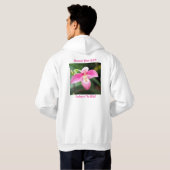 Veste À Capuche Jolie Orchidée rose (Dos entier)