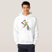 Veste À Capuche Jongleur monocycliste (Devant entier)