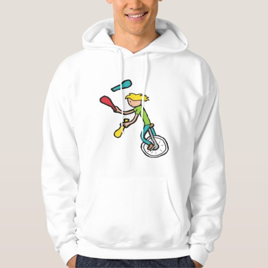 Veste À Capuche Jongleur monocycliste (Devant)