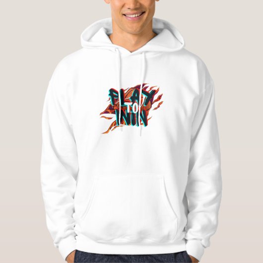 Veste À Capuche jouer pour gagner (Devant)