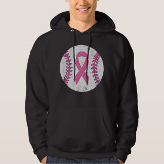 Veste À Capuche Joueur de baseball rose Ruban Cancer du sein Prix
