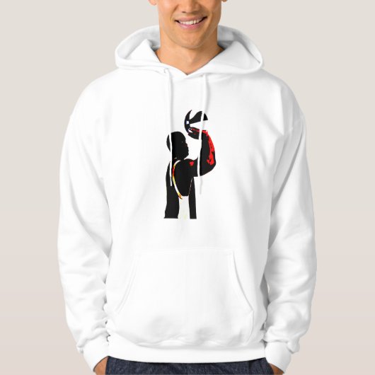 Veste À Capuche Joueur de boule de panier (Devant)