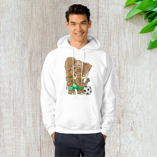 Veste À Capuche Joueur de football éléphant Funny Sport animal
