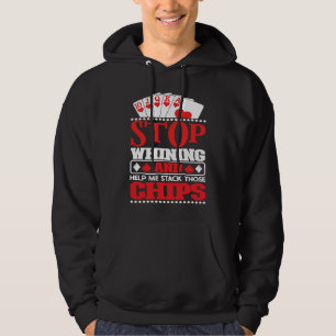 Veste À Capuche Joueur de poker de casino de poker Jeux de hasard