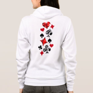 Veste À Capuche Joueur de poker Joueur de cartes de jouer costumes