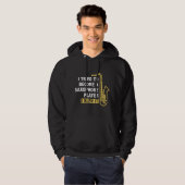 Veste À Capuche Joueur de saxophone (Devant entier)