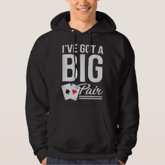 Veste À Capuche Joueurs de cartes drôles, j'ai une grosse paire Hu