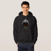 Veste À Capuche Jour Casquette difficile de la mort Halloween cons (Devant entier)