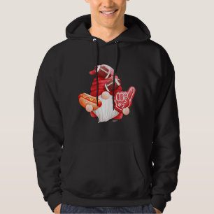Veste À Capuche Jour de jeu Football Gnome Maman Papa Référentiel