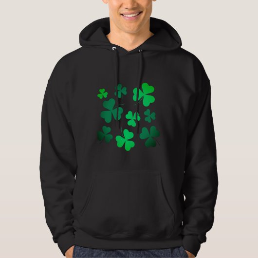 Veste À Capuche Jour de la Saint Patrick de printemps vert irlanda (Devant)