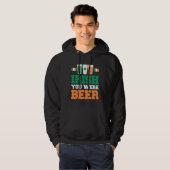 Veste À Capuche Jour de la Saint-Patrick Irlandais Vous Étiez Bièr (Devant entier)