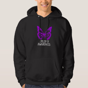 Veste À Capuche Journée de sensibilisation à l'épilepsie Papillon