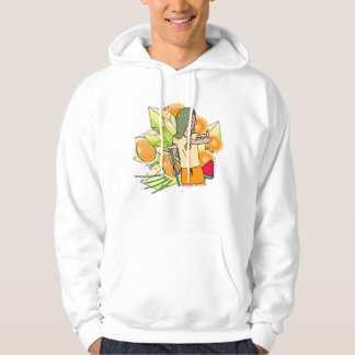 Veste À Capuche Jours dorés et soleil de gecko vert