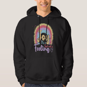 Veste À Capuche Joy C'est un fait pas un sentiment inspirant Boho