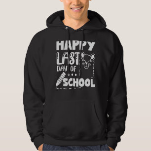 Veste À Capuche Joyeuse Dernière Journée D'Enseignant Diplôme D'Ét
