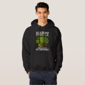 Veste À Capuche Joyeuse Saint-Patrick et oui c'est mon anniversair (Devant entier)