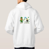 Veste À Capuche Joyeuse Saint-Patrick Leprechaun Arc-en-ciel (Dos)