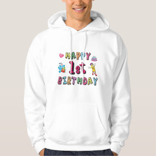 Veste À Capuche Joyeux 1er anniversaire pour 1 an Enfants B jour s