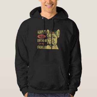 Veste À Capuche Joyeux 4ème Anniversaire À Ma Citation Française P