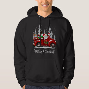 Veste À Capuche Joyeux Escadron de Noël Père Noël Masque Visage Ca