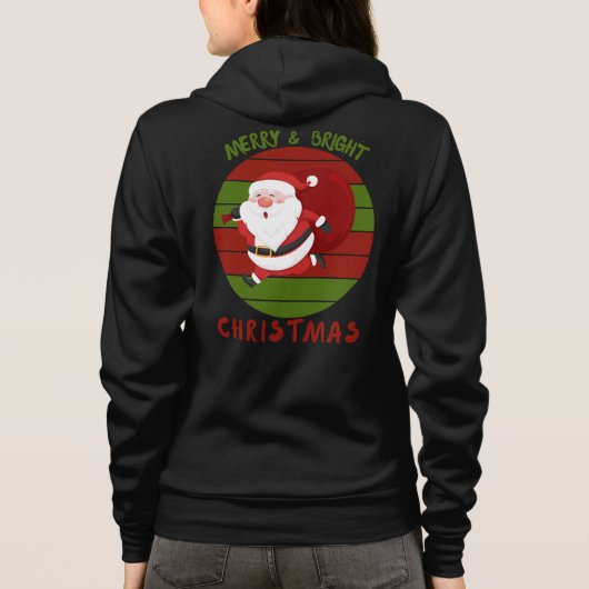 Veste À Capuche Joyeux et bon Noël (Dos)