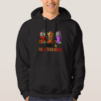 Veste À Capuche Joyeux hallothanksmas Halloween Action de grâce Ch