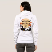 Veste À Capuche Joyeux halloween (Dos entier)