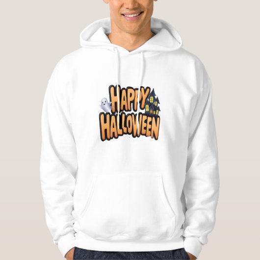 Veste À Capuche Joyeux Halloween (Devant)