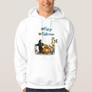 Veste À Capuche Joyeux Halloween avec drôle de chat