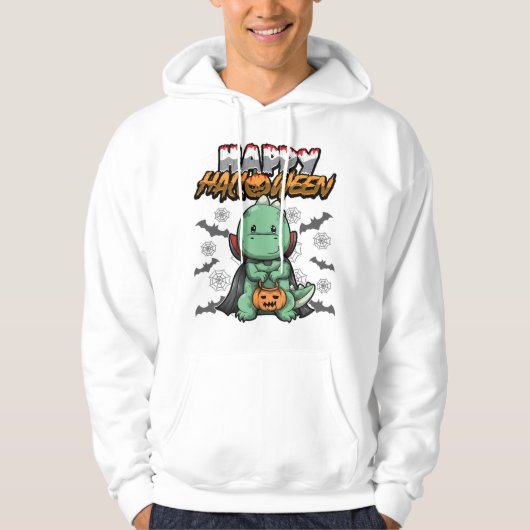 Veste À Capuche Joyeux Halloween Dragon déguisé (Devant)
