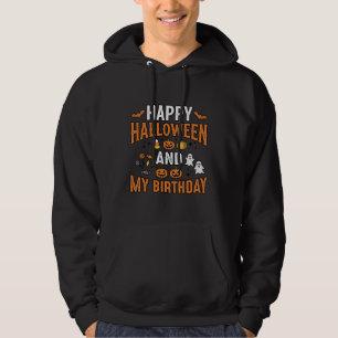 Veste À Capuche Joyeux Halloween Et Mon Anniversaire Design Vintag