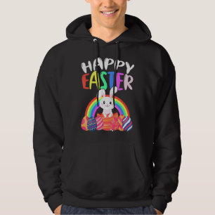 Veste À Capuche Joyeux lapin de Pâques OEufs colorés Enfants
