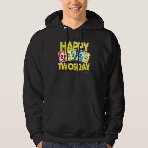 Veste À Capuche Joyeux Mardi 2 22 22 Jeu de carte amusante
