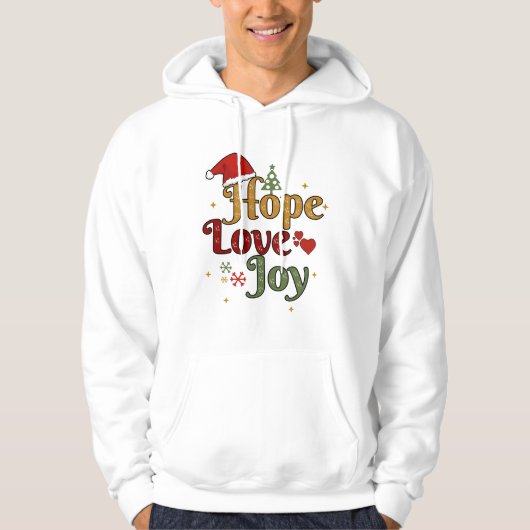 Veste À Capuche Joyeux Noël (Devant)