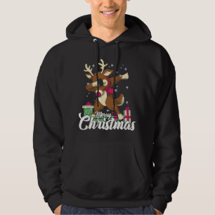 Veste À Capuche Joyeux Noël aux rennes Réveillon de Noël