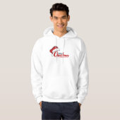 Veste À Capuche Joyeux Noël avec Santa Hat (Devant entier)