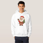 Veste À Capuche Joyeux Noël Bruh Santa (Devant entier)
